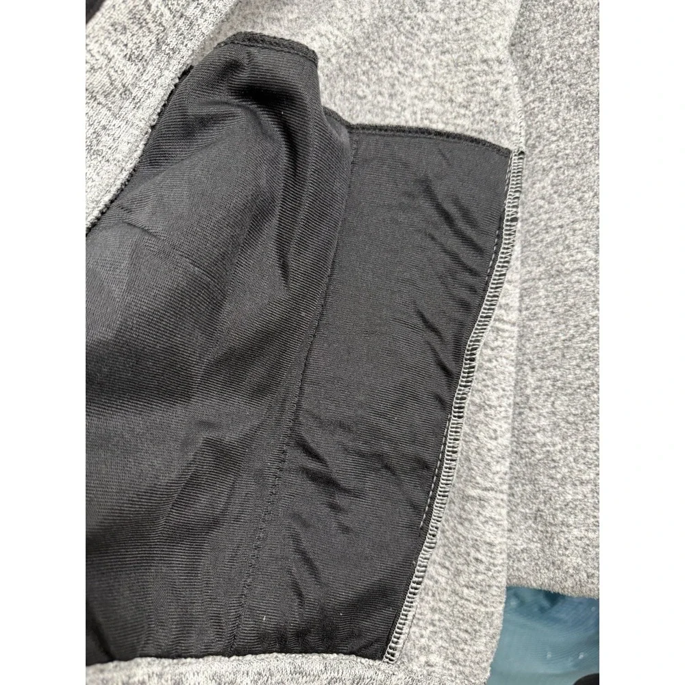 Swiss Tech Men's Fleece Lined Full Zipper Jacket Grey Size XL 46-48 Med Knit